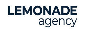 logo typographique lemonade agency